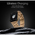 Fire-Boltt Newly Launched Vogue Large 2.05" Display Smart Watch, Always On Display, Wireless Charging, App Based GPS with Bluetooth Calling & 500+ Watch Faces (Chain Rose Gold)